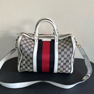 Gucci Mono Boston Bag
